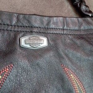 Harley-Davidson genuine leather crop top for ladies